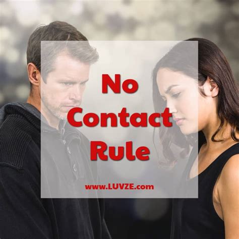 no contact rule dating guy